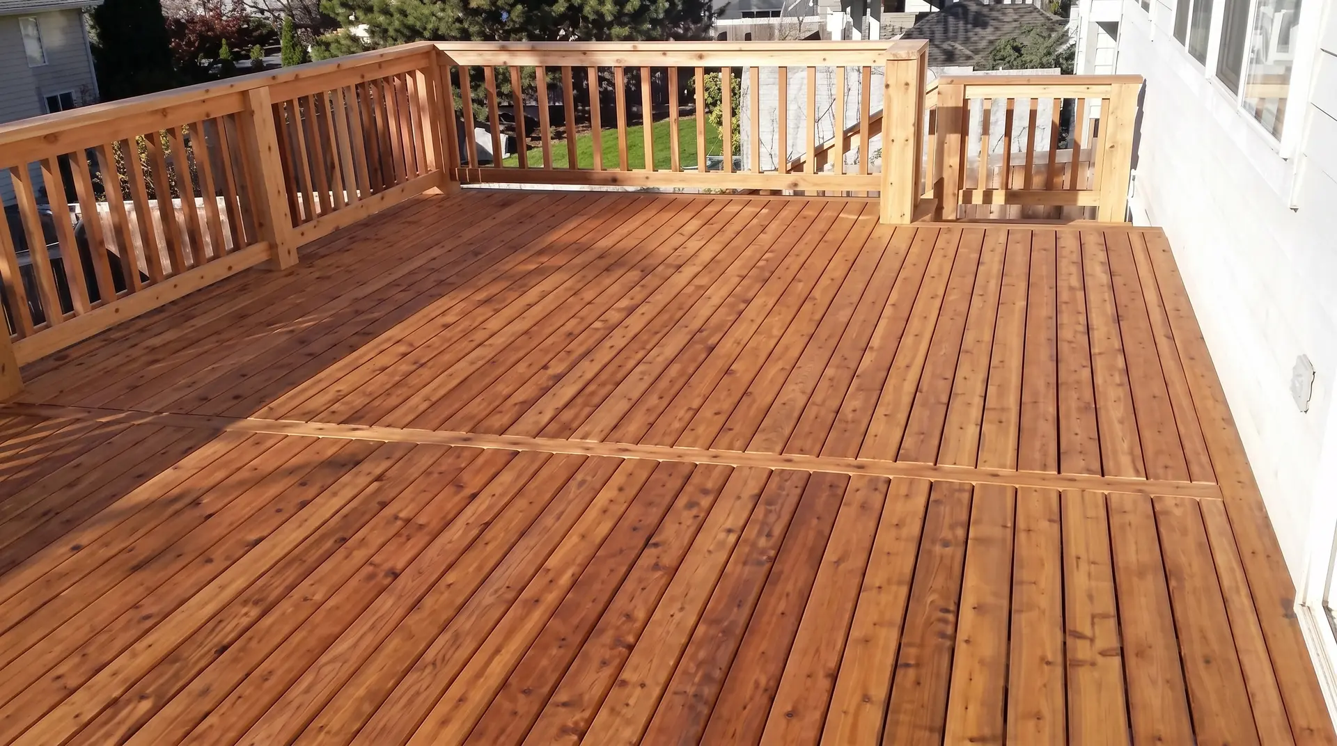 Architectural deck railing design